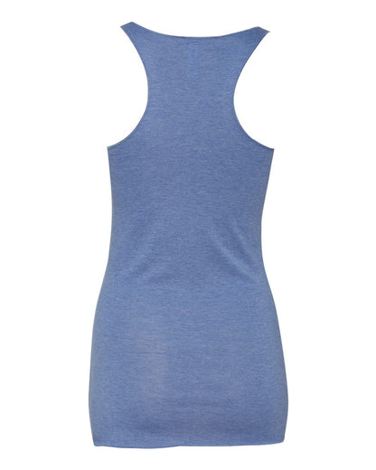 BELLA + CANVAS Women's Triblend Racerback Tank 8430 #color_Blue Triblend