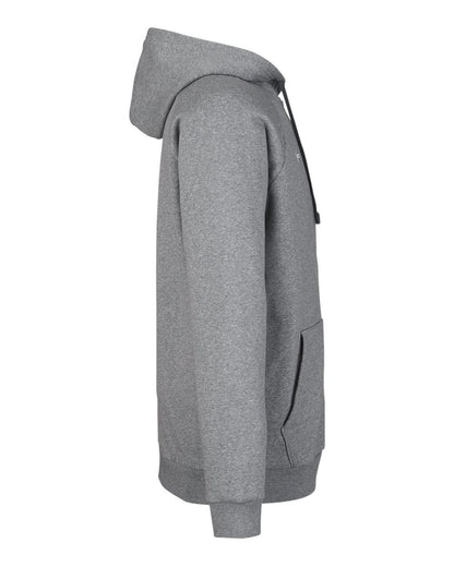 Under Armour Men's Rival Fleece Full-Zip 1379767 #color_CS Grey Light Heather/ White