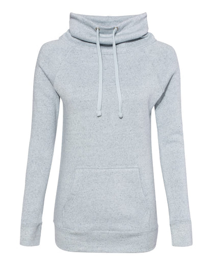 MV Sport Women’s Space-Dyed Cowl Neck Sweatshirt W20155 #color_Light Blue