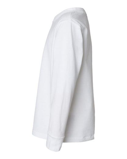 ComfortWash by Hanes Garment-Dyed Youth Long Sleeve T-Shirt GDH275 #color_White