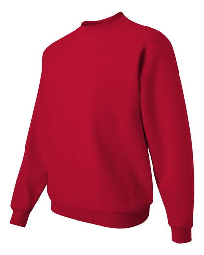 JERZEES Unisex Super Sweats NuBlend® Crewneck Sweatshirt 4662MR #color_True Red
