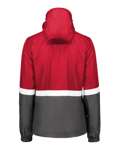 Holloway Women's Turnabout Reversible Hooded Jacket 229787 #color_Scarlet/ Carbon
