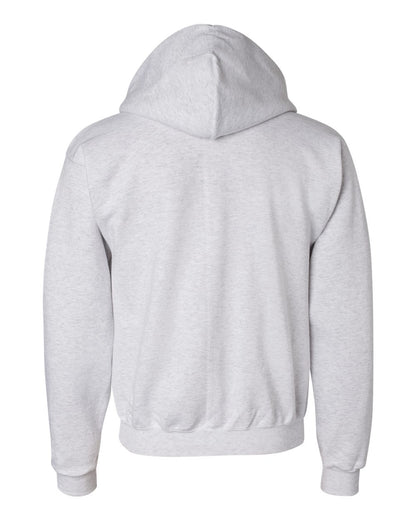 Champion Unisex Powerblend® Full-Zip Hooded Sweatshirt S800 #color_Silver Grey