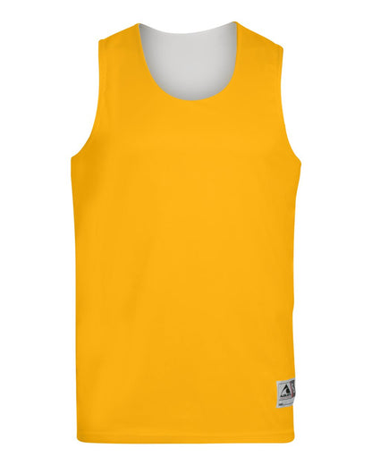 Augusta Sportswear Youth Reversible Wicking Tank Top 149 #color_Gold/ White
