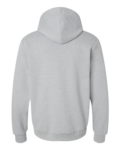 JERZEES Unisex Eco™ Premium Blend Ring-Spun Hooded Sweatshirt 700MR #color_Frost Grey Heather
