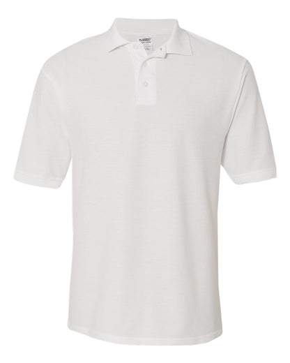 JERZEES Men's Easy Care™ Piqué Polo 537MR #color_White