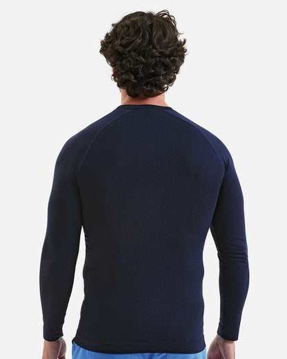 Onna Men's Unstoppable Fresh Long Sleeve Underscrub Base Layer NN270 #colormdl_Navy Heather