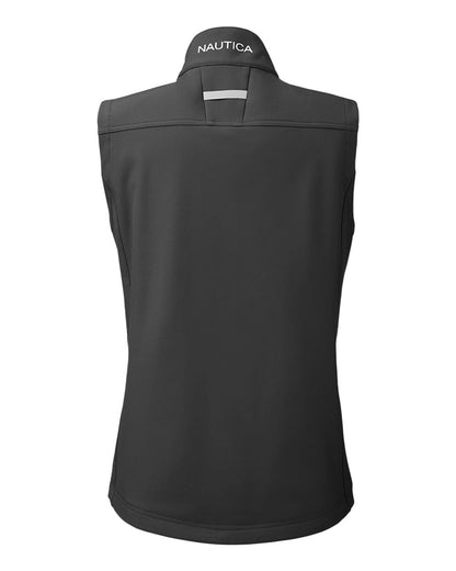 Nautica Women's Wavestorm Soft Shell Vest N17908 #color_Black
