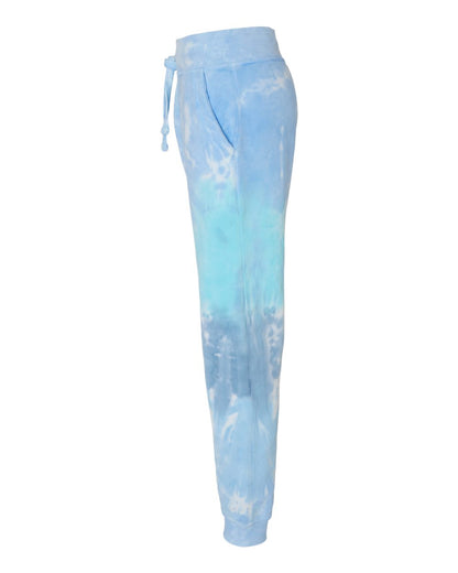 Colortone Tie-Dyed Joggers 8999 #color_Lagoon