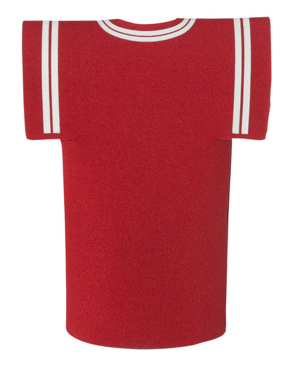 Liberty Bags Collapsible Jersey Foam Can & Bottle Holder FT008 #color_Red