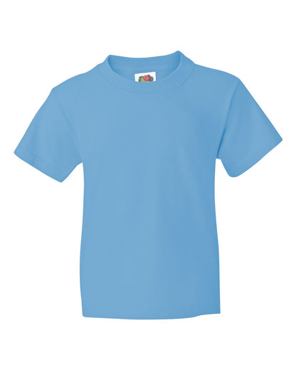 Fruit of the Loom HD Cotton Youth Short Sleeve T-Shirt 3930BR #color_Aquatic Blue