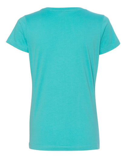 LAT Women's Fine Jersey Tee 3516 #color_Caribbean