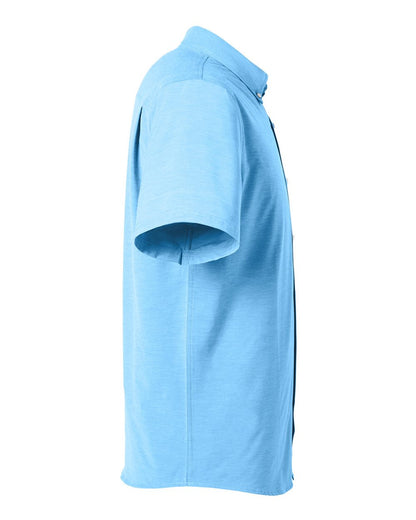 HUK Men's Kona Solid Shirt H150154 #color_Marolina Blue