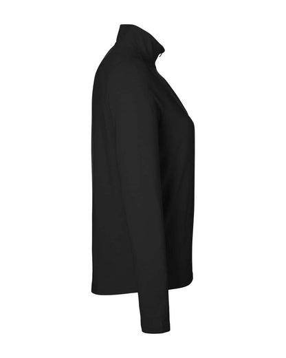 Devon & Jones Women's Raleigh Stretch Quarter-Zip Pullover DG425W #color_Black