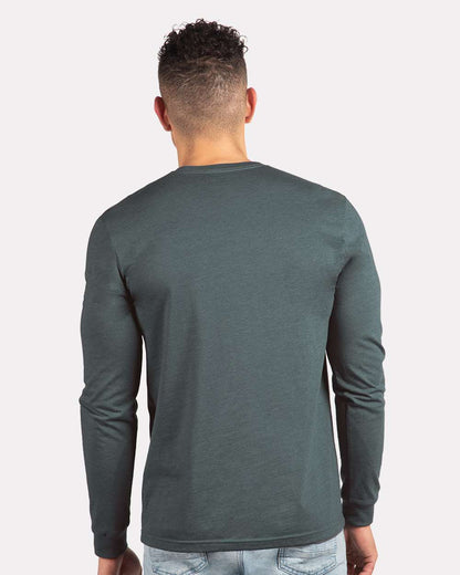 Next Level CVC Long Sleeve T-Shirt 6211 #colormdl_Indigo