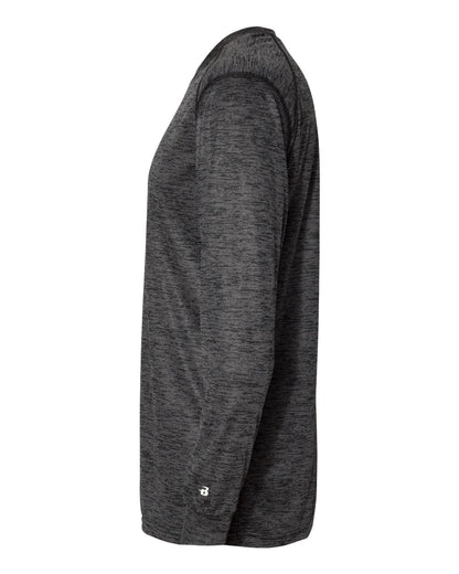 Badger Tonal Blend Long Sleeve T-Shirt 4174 #color_Black Tonal Blend