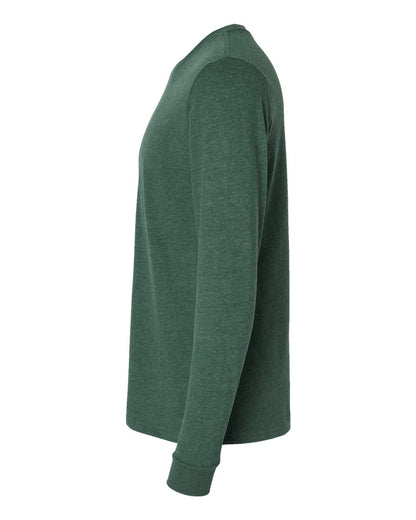 Next Level Sueded Long Sleeve T-Shirt 6411 #color_Heather Forest Green