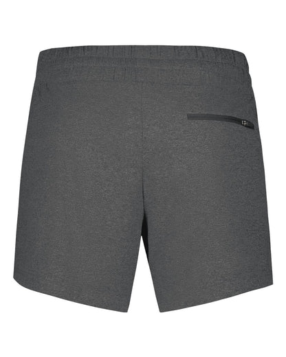 Holloway Women's Eco Revive™ Ventura Soft Knit Shorts 223704 #color_Carbon Heather
