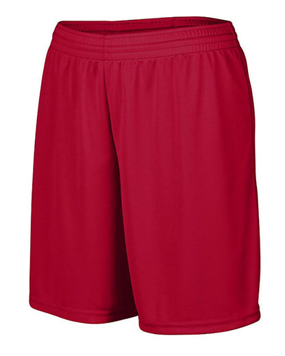 Augusta Sportswear Women's Octane Shorts 1423 #color_Red