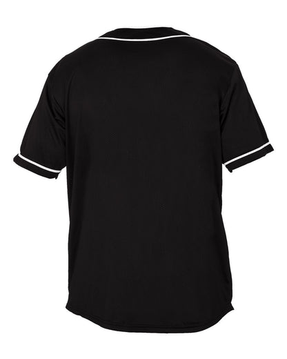 Alleson Athletic Youth Diamond Jersey 52MBBJY #color_Black/ White