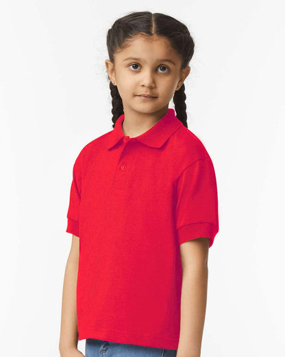 Gildan Youth DryBlend® Jersey Polo 8800B #colormdl_Red