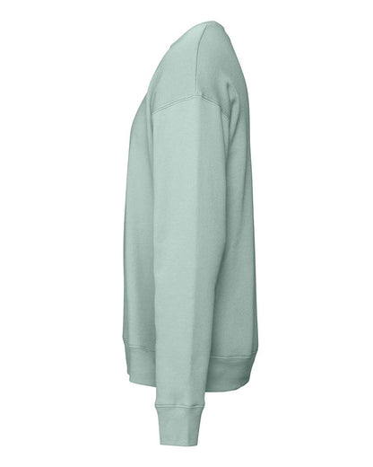 BELLA + CANVAS Unisex Sponge Fleece Drop Shoulder Crewneck Sweatshirt 3945 #color_Dusty Blue