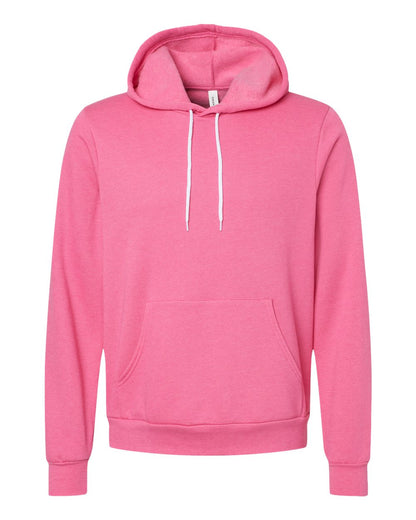 BELLA + CANVAS Sponge Fleece Hoodie 3719 #color_Heather Charity Pink