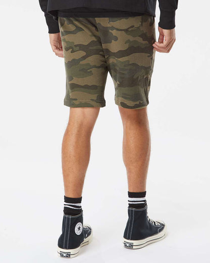 Independent Trading Co. Midweight Fleece Shorts IND20SRT #colormdl_Forest Camo