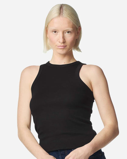 American Apparel Women's Baby Rib Tank BR2101 #colormdl_Black