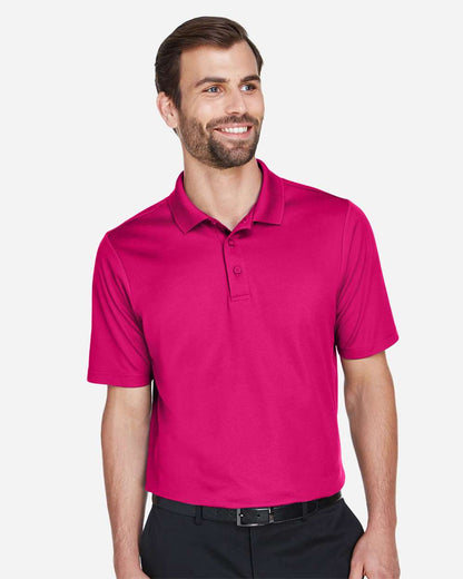 Devon & Jones Men's CrownLux Performance® Plaited Polo DG20 #colormdl_Crown Raspberry