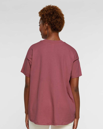 LAT Women's Hi-Lo Tee 3519 #colormdl_Rouge