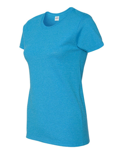 Gildan Women's Heavy Cotton™ T-Shirt 5000L #color_Heather Sapphire