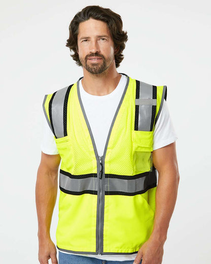 Kishigo Unisex Premium Brilliant Series® Ultimate Reflective Vest 1584 #colormdl_Lime