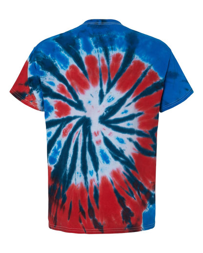 Colortone Youth Multi-Color Tie-Dyed T-Shirt 1000Y #color_Independence