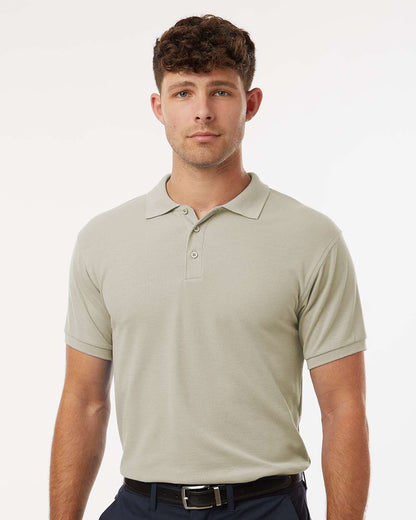 AllPro Men's Pique Polo 62800 #colormdl_Sand