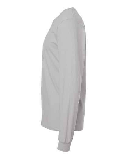 American Apparel Unisex Fine Jersey Long Sleeve Tee 2007 #color_New Silver