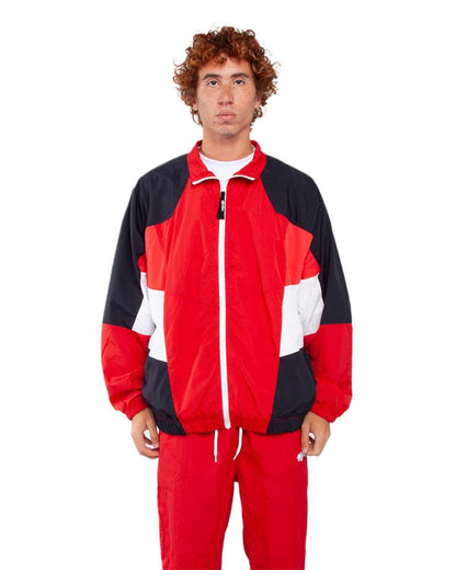 Shaka Wear Men's Nylon Tracksuit Jacket SHNTJ #colormdl_Red