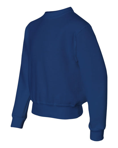JERZEES Youth NuBlend® Crewneck Sweatshirt 562BR #color_Royal