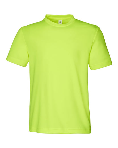Team 365 Youth Zone Performance Mesh T-Shirt TT15Y #color_Safety Yellow