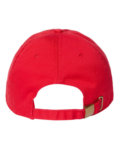 Atlantis Headwear Sustainable Dad Hat FRASER #color_Red