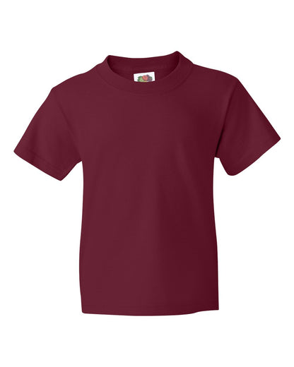 Fruit of the Loom HD Cotton Youth Short Sleeve T-Shirt 3930BR #color_Cardinal