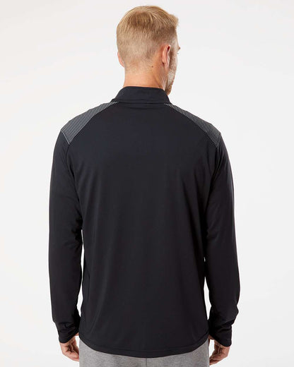 Adidas Shoulder Stripe Quarter-Zip Pullover A520 #colormdl_Black