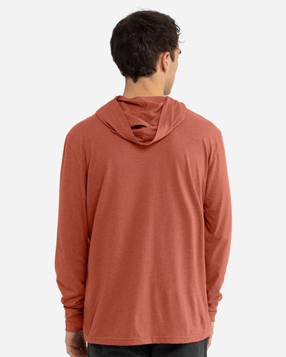 Next Level Unisex CVC Hoodie Long Sleeve T-Shirt 6221 #colormdl_Heather Redwood