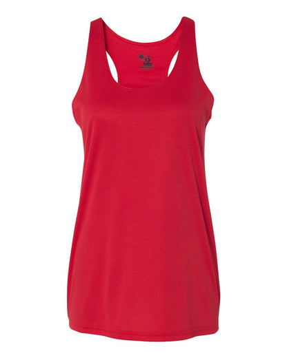 Badger Women’s B-Core Racerback Tank Top 4166 #color_Red