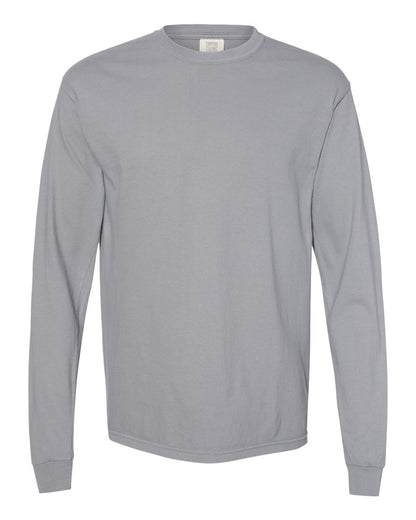 Comfort Colors Unisex Garment-Dyed Heavyweight Long Sleeve T-Shirt 6014 #color_Granite