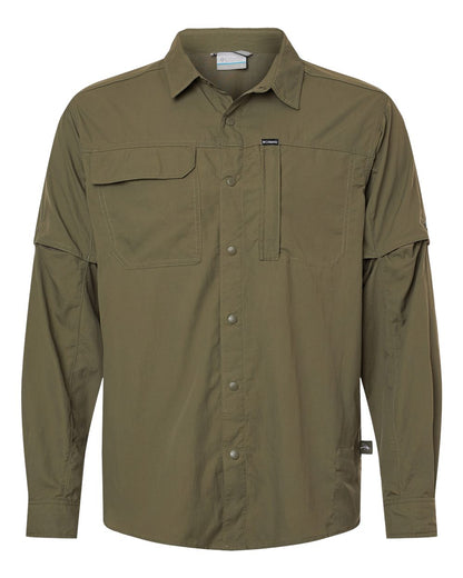 Columbia Men's Skien Valley™ Pocket Shirt 212332 #color_Stone Green