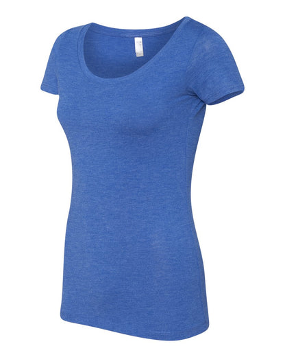 Next Level Women’s Triblend Scoop Neck T-Shirt 6730 #color_Vintage Royal