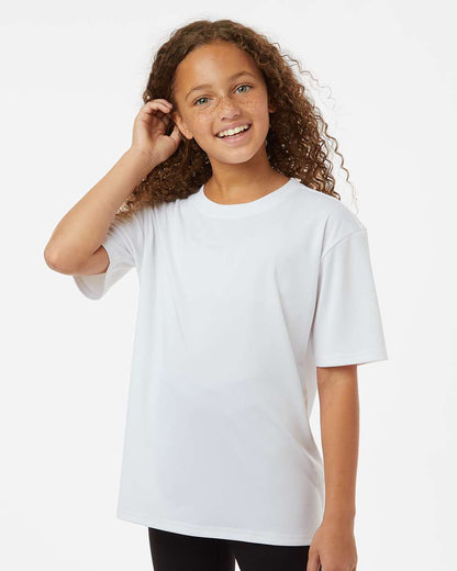 AllPro Youth Pro-Lock Performance T-Shirt 48000Y #colormdl_White