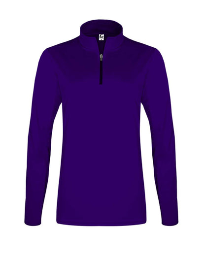 C2 Sport Women's Quarter-Zip Pullover 5602 #color_Purple