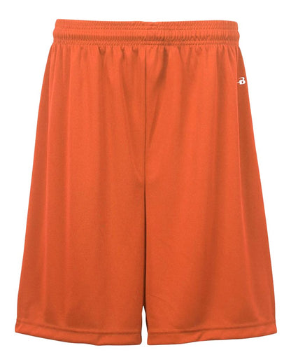 Badger Youth B-Dry 6" Shorts 2107 #color_Burnt Orange